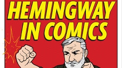 Detail of the book cover of "Hemingway In Comics."