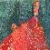 The King, 1985, Color woodcut