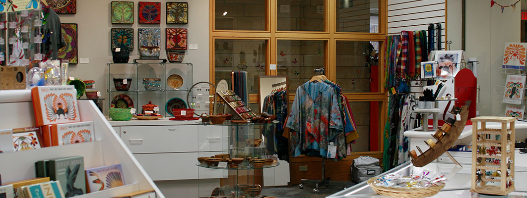 Photo of the museum gift shop