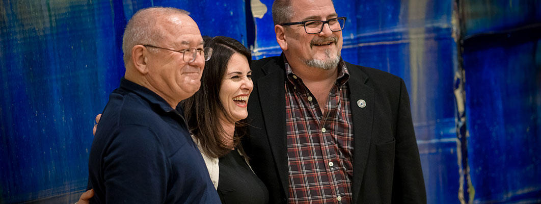 Photo of museum patrons
